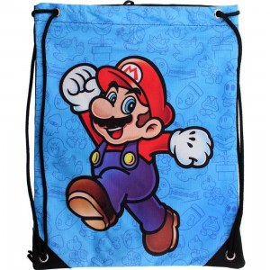 Super Mario Cinch Bag (blue)