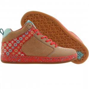 JB Classics Peddler Mid Shurikens - Candy App (carmel / scarlet / blue)