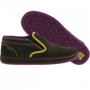 JB Classics Malta Slip Perfs (black / yellow / purple)
